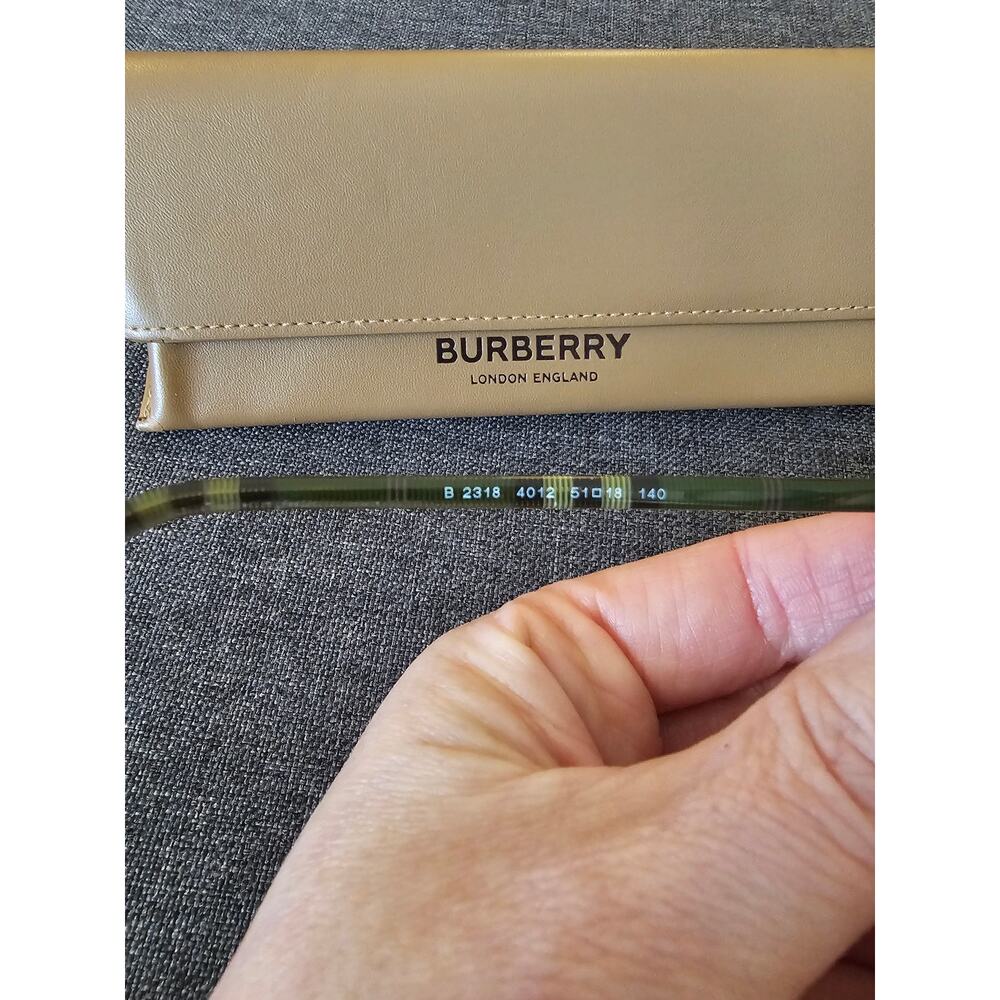 Burberry Chalcot BE 2318 green eyeglasses prescription with case 51 18 140 - Picture 10 of 11